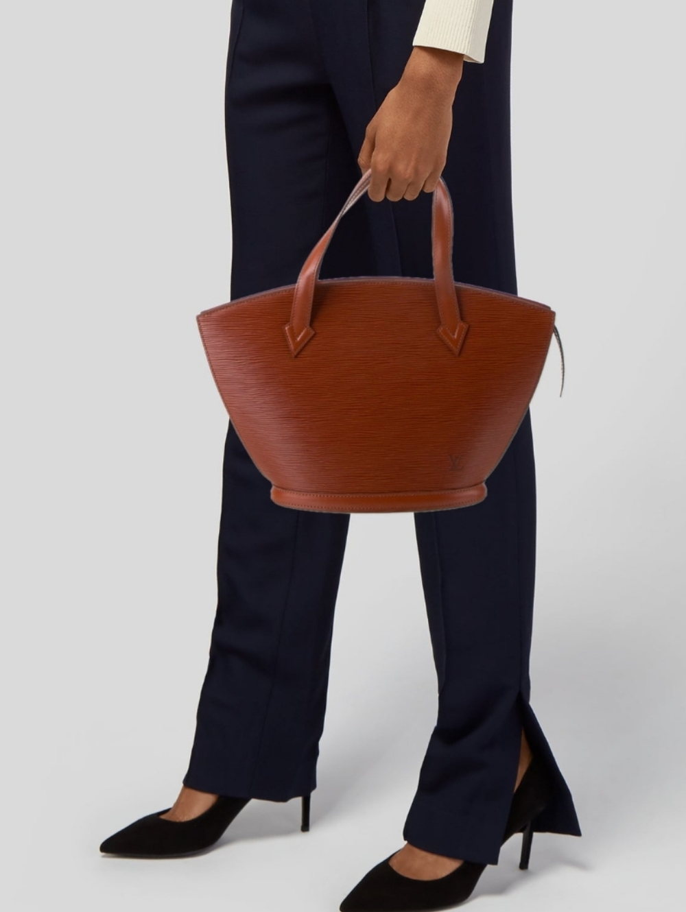 Louis Vuitton Epi Leather Saint Jacques PM Bag in FAWN - Picture 4 of 13